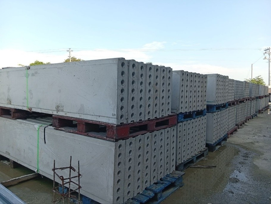 ProBloc panels on-site installation